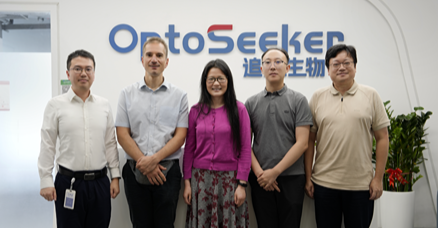 Professor Huabing Yin of the University of Glasgow Visited Optoseeker Biotech